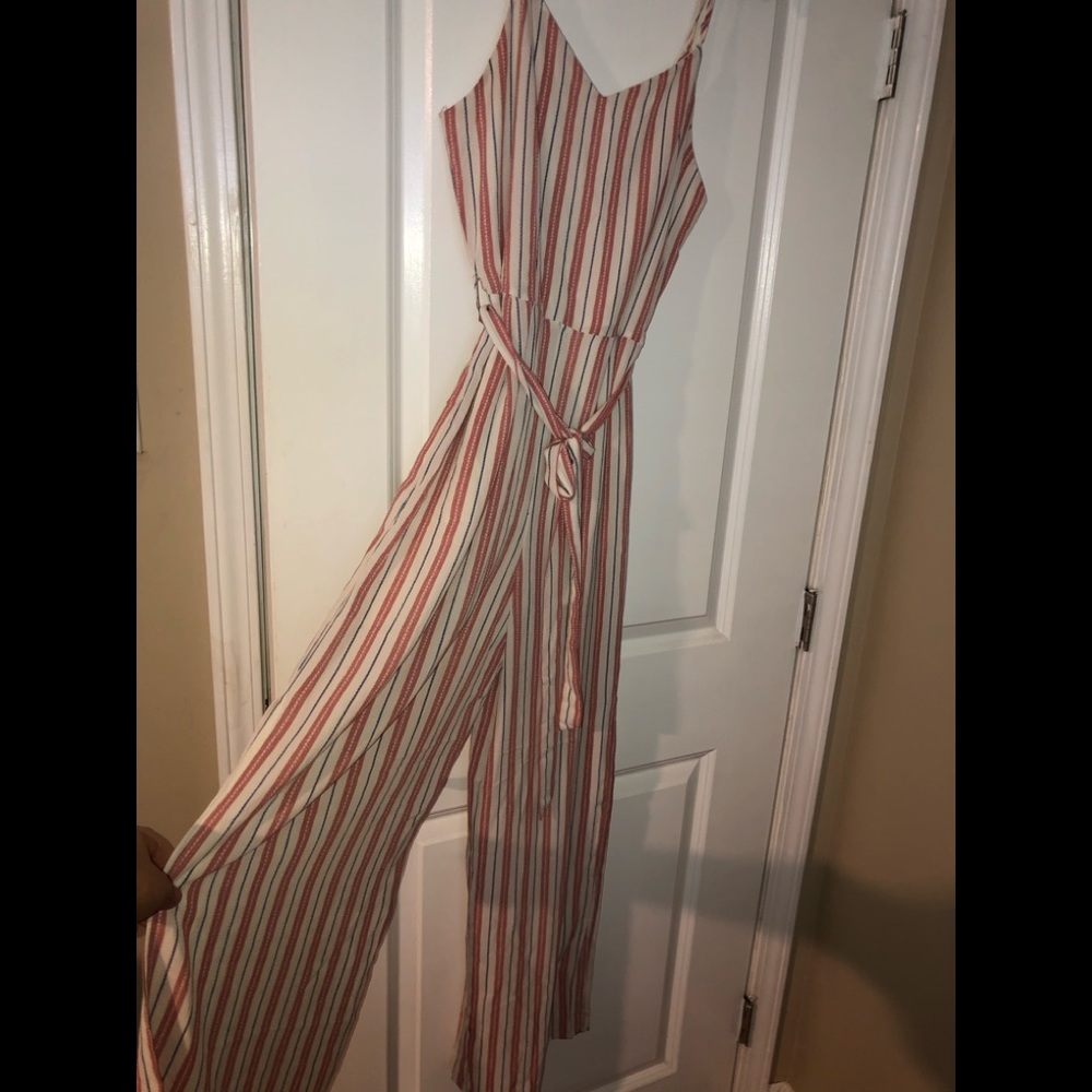 Striped Jumpsuit